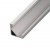 LAPAN 16x16mm Rohový profil pro LED pásky, pro výrobu lineárního svítidla, materiál hliník, povrch stříbrný, max šířka LED pásků w=12mm, rozměry 16x16mm, délka l=1000mm.
