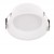 VIGOR 8W CCT Stropní podhledové svítidlo, těleso hliník, povrch bílá, difuzor plast, LED 8W, 650lm, přepínatelná CCT teplota teplá 3000K/neutr 4000K/denní 5000K, 230V, IP20, rozměry d=82mm, h=45mm.