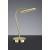 RUSTIC LED 4W stolní Stolní lampa bankéřská, flexibilní rameno, husí krk, materiál kov, povrch mosaz mat, LED 1x4W, teplá 3000K, 380lm, dotykový stmívač a vypínač, 230V, IP20, tř.1, rameno l=185mm, h=350mm