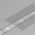 DNH 35,2x0,8mm Nasouvací difuzor k profilu pro LED pásky, materiál polykarbonát PC, povrch čirá, propustnost 93%, rozměry 35,2mmx0,8mm, l=2000mm