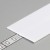 DNH 35,2x0,8mm VÝPRODEJ Nasouvací difuzor k profilu pro LED pásky, materiál polykarbonát PC, povrch opál, propustnost 70%, rozměry 35,2mmx0,8mm, l=2000mm