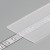 DNH 35,2x0,8mm Nasouvací difuzor k profilu pro LED pásky, materiál polykarbonát PC, povrch transparentní, propustnost 90%, rozměry 35,2mmx0,8mm, l=3000mm