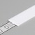 DNJ 12,4x0,8mm VÝPRODEJ Nasouvací difuzor k profilu pro LED pásky, materiál polykarbonát PC/PP, povrch opál, propustnost 70%, rozměry š=12,4mm, tl=0,8mm, l=2000mm