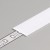 DNB 15,2x0,8mm Nasouvací difuzor k profilu pro LED pásky, materiál polykarbonát PC/PP, povrch opál propustnost 70%, rozměry 15,2x0,8mm, délka l=1000mm.