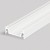 CHENO profil Přisazený, stropní profil pro LED pásky, materiál hliník, povrch bílý, max šířka LED pásků w=10mm, rozměry 20x8mm, l=2000mm
