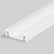 CHENO PROFIL 20x8mm Přisazený, stropní profil pro LED pásky, materiál hliník, povrch bílý, max šířka LED pásků w=10mm, rozměry 20x8mm, l=4000mm