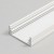 NAPUS profil Přisazený, stropní profil pro LED pásky, materiál hliník, povrch bílý, max šířka LED pásků w=24mm, rozměry 32x11mm, l=2000mm