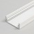 NAPUS PROFIL 32x11mm Přisazený, stropní profil pro LED pásky, materiál hliník, povrch bílý, max šířka LED pásků w=24mm, rozměry 32x11mm, l=2000mm