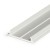 SOPHI PROFIL 18x3,8mm Přisazený profil pro LED pásky, materiál hliník elox, max šířka LED pásků w=12mm, rozměry 18x3,8mm, l=2000mm, montáž pomocí šroubů nebo adhezních pásků
