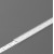 DNC2 10,2x2mm Nasouvací difuzor k profilu pro LED pásky, materiál plast PMMA, povrch transparentní, propustnost 90%, rozměry 10,2x2mm, délka l=2000mm.