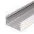 BARTIAS PROFIL 53x28mm Přisazený profil pro LED pásky, materiál hliník, povrch surový, max šířka LED pásků w=50mm, rozměry 53x28mm, l=2000mm
