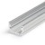 NAJA profil Vestavný, přisazený profil pro LED pásky, materiál hliník, povrch surový, max šířka LED pásků w=12mm, rozměry 14,8x10,8mm, l=4000mm