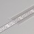 DNE 19,2x0,8mm VÝPRODEJ Nasouvací difuzor k profilu pro LED pásky, materiál polykarbonát PC/PP, povrch čirá, propustnost 93%, rozměry 19,2x0,8mm, l=2000mm