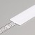 Difuzor nasouvací STŘEDNÍ Nasouvací difuzor k profilu pro LED pásky, materiál polykarbonát PC/PP, povrch opál, propustnost 70%, rozměry 19,2x0,8mm, l=2000mm