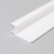 FERULIA profil Nástěnný, trojúhelníkový profil pro LED pásky, materiál hliník, povrch bílý, max šířka LED pásků w=12mm, rozměry 46,1x23mm, l=2000mm, svítí nahoru, nebo dolů