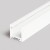 FICARIA PROFIL, 23x25,1mm Přisazený, závěsný profil pro LED pásky, materiál hliník, povrch bílý, max šířka LED pásků 20mm, rozměry 23x25,1mm, l=2000mm