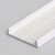 SOPHI profil VELKÝ Přisazený profil pro LED pásky, materiál hliník bílý, max šířka LED pásků w=16mm, rozměry 20,5x3,8mm, l=2000mm, montáž pomocí šroubů nebo adhezních pásků