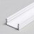 FRITILA PROFIL 6,6x14,4mm Přisazený profil pro LED pásky, materiál hliník, povrch bílý, max šířka LED pásků w=12mm, rozměry 6,6x14,4mm, l=2000mm