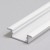 FILAGO profil Vestavný, zápustný profil pro LED pásky, materiál hliník, povrch bílý, max šířka LED pásků w=12mm, rozměry 6,6x21,3mm, l=2000mm