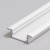 FILAGO PROFIL 21,3x6,6mm Vestavný, zápustný profil pro LED pásky, materiál hliník, povrch bílý, max šířka LED pásků w=12mm, rozměry 6,6x21,3mm, l=2000mm