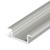 FILAGO profil Vestavný, zápustný profil pro LED pásky, materiál hliník, povrch elox šedostříbrný mat, max šířka LED pásků w=12mm, rozměry 6,6x21,3mm, l=3000mm