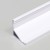 SUPINA C Přisazený, rohový profil pro LED pásky, sklon 60° nebo 30°, materiál hliník, povrch bílý, max šířka LED pásků w=12mm, rozměry 16,5x16,5mm, l=2000mm