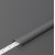 DNC3 15,3x4mm Nasouvací difuzor k profilu pro LED pásky, materiál plast PMMA, povrch černá mat, propustnost 70%, rozměry 15,3x4mm, délka l=2000mm.