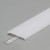 DCC9 30,3x4,3mm Difuzor k profilu pro LED pásky nacvakávací, materiál PMMA, povrch opál, propustnost 70%, rozměry 30x4,3mm, l=2000mm