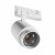 JOOP LED 6W-20W, ZOOM 8°, 45° Ra90 Bodové kolejnicové svítidlo, těleso hliník, bílá, LED přepín příkon 6- 20W, 2100lm, neutrální 4000K, ZOOM nastavitelný vyzař úhel 8°-45° Ra90, 230V, IP20, 82X160X222mm, 3F adaptér NORDIC ALUMINIUM