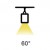 ASTORIA LED Závěsné svítidlo, těleso hliník, povrch bílá, LED 65W, neutrální 4000K, 8500lm, vyzař. 60°, Ra80, 230V, IP20, l=1414mm, 76x40mm, kabeláž 5 vodičů, koncovky SAMOSTATNĚ