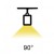 ASTORIA LED Závěsné svítidlo, těleso hliník, povrch bílá, LED 65W, neutrální 4000K, 8500lm, vyzař. 90°, Ra80, 230V, IP20, l=1414mm, 76x40mm, kabeláž 5 vodičů, koncovky SAMOSTATNĚ