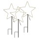 VH hvězda do záhonu, 3x72 LED, IP44, 60cm Vánoční světelná hvězda do záhonu, venkovní/vnitřní, těleso kov, 3x72 LED, studená 3000K, vč. Adaptéru 230V, IP44, rozměry š= 31cm, h=60cm, přívodní kabel černá l=5m