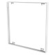 MR124 - Rám pro BACKLIT LED panel 60x60x70mm Montážní rám pro stropní montáž LED panelů, BACKLIT,  bezšroubový, materiál kov, povrch bílá, pro panel 600x600x70mm