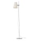 HORPOLA stojací 1x20W E27 Stojací lampa, těleso kov, povrch chrom, stínítko textil bílý, pro žárovku 1x20W E27 A60, 230V, IP20, tř.2, h=1500mm, přív. kabel 2m, s vypínačem
