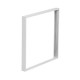 MR104 - Rám pro BACKLIT LED panel 600x600x68mm Montážní rám pro instalaci BACKLIT LED panelů 595x595mm, materiál hliník, povrch bílá, rozměry 600x600x68mm, DIY šroubovací, rozložený
