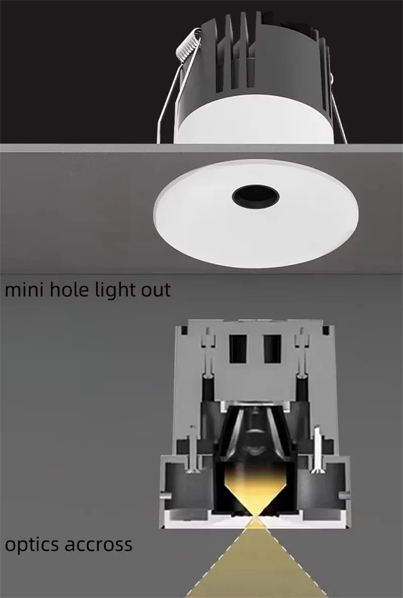 minimalistické podhledové světlo